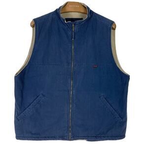 NWOT WOLVERINE Vest Jacket Men XL Navy 
Full-Zip 2-Pkts Fleece-Lined “Chore”